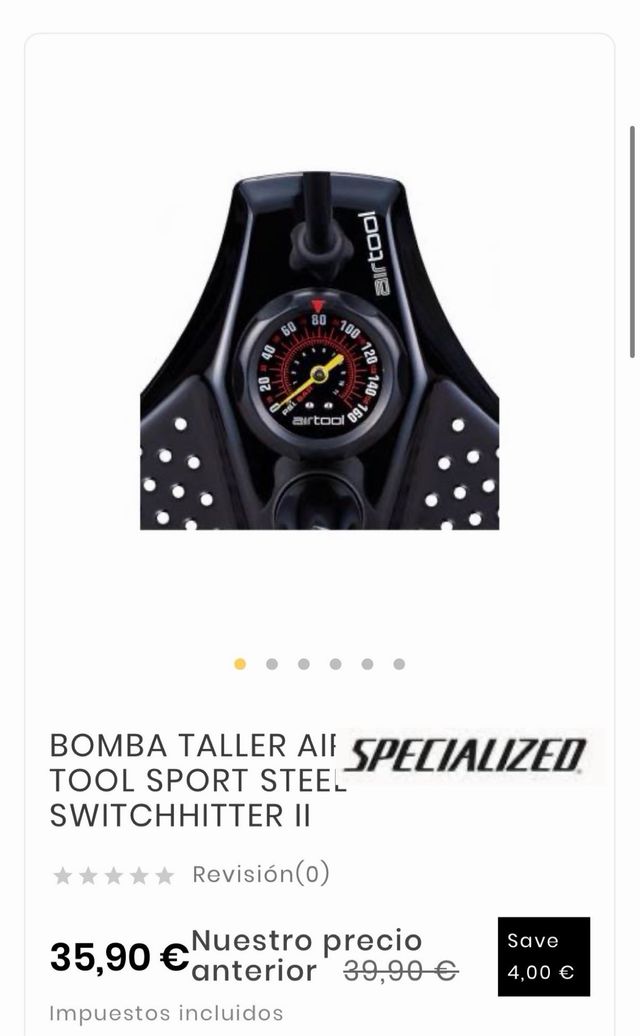 Bomba Taller Air Tool Sport Steel Spezialiced
