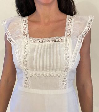 Vestido Abercrombie & Fitch blanco