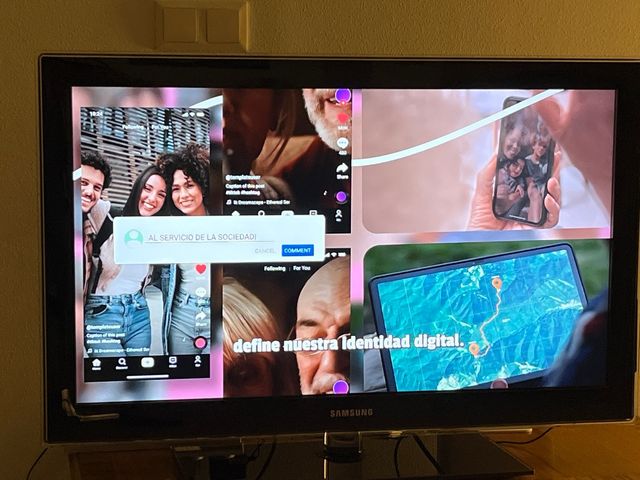 TV Samsung 37”LCD modelo LE37B553 y pincho amazon.
