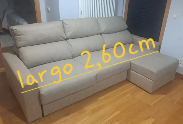 Sofá modular beige tela