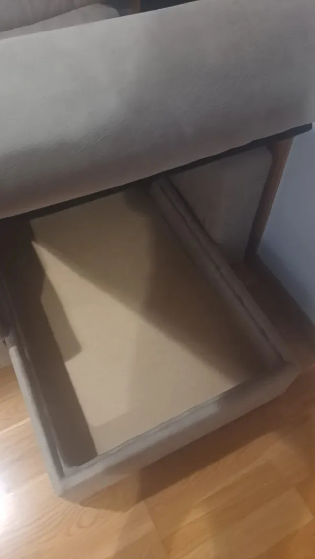 Sofá modular beige tela