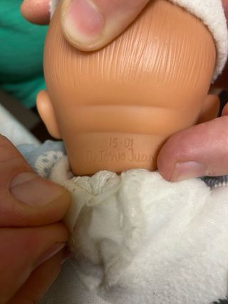 Bambola Antonio Juan Neonato Blu