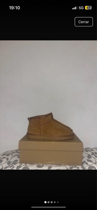 Botas UGG Classic Ultra Mini Beige Nuevas