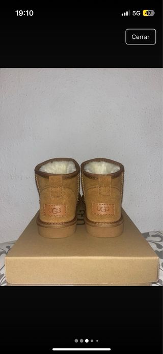 Botas UGG Classic Ultra Mini Beige Nuevas