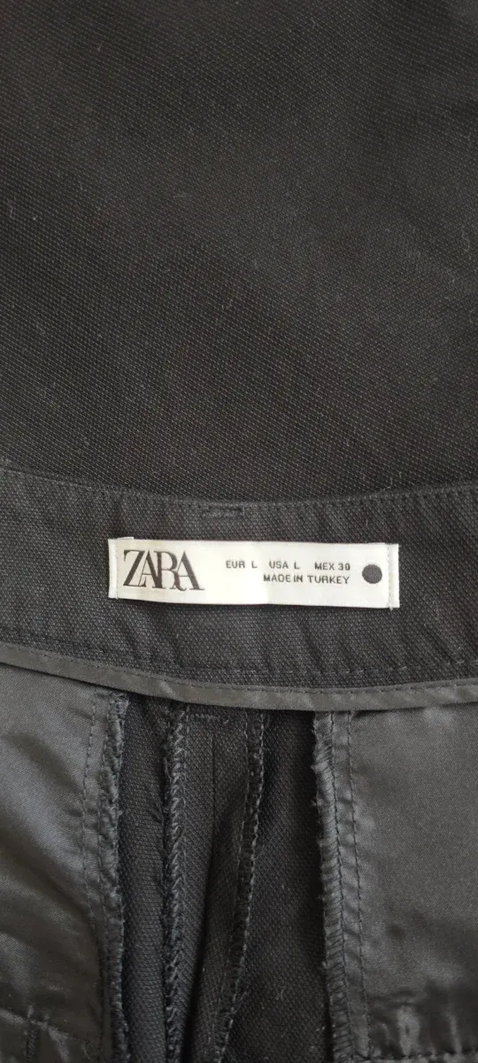 Pantalón de pinzas negro