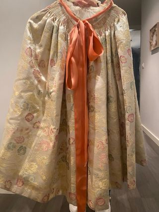 Traje Fallera Niña Rosa y Crema