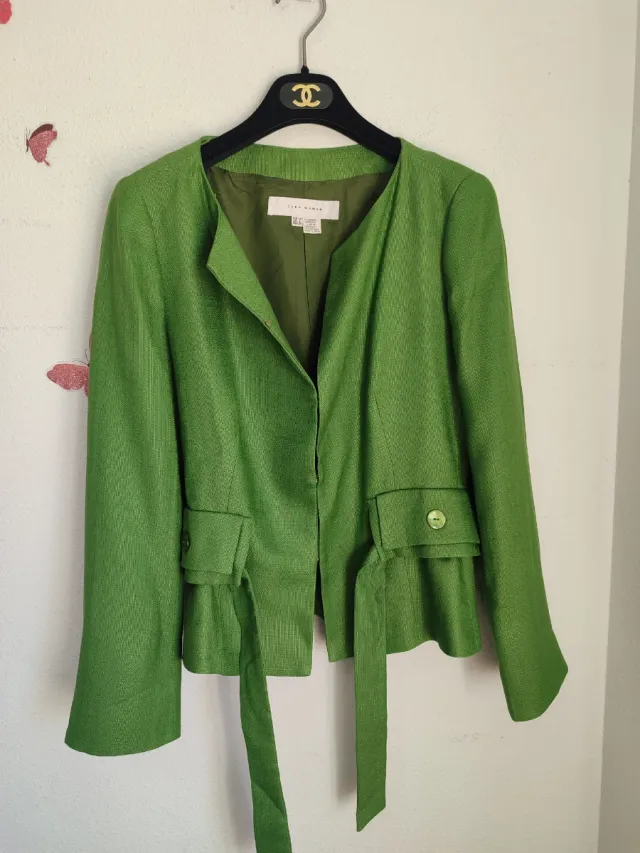Zara Chaqueta Verde Talla 40