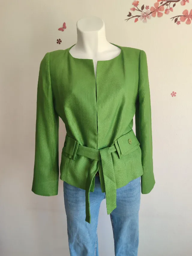 Zara Chaqueta Verde Talla 40