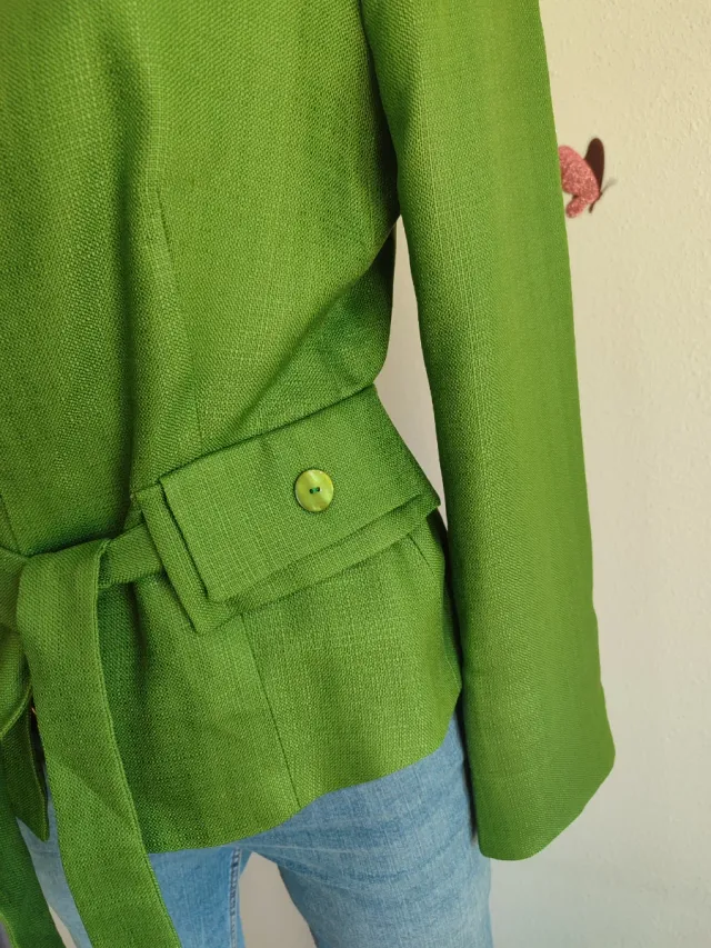 Zara Chaqueta Verde Talla 40