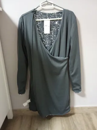 Vestido lentejuelas Primark Talla S