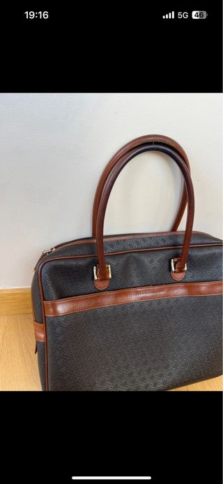 Maletín ordenador Salvador Bachiller Marrón/Negro