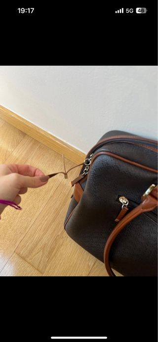 Maletín ordenador Salvador Bachiller Marrón/Negro