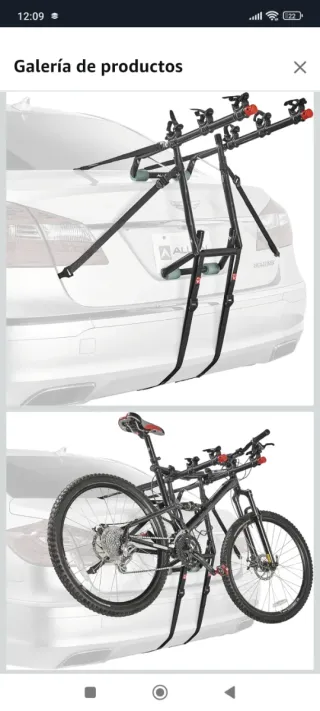Porta bicicletas para coche