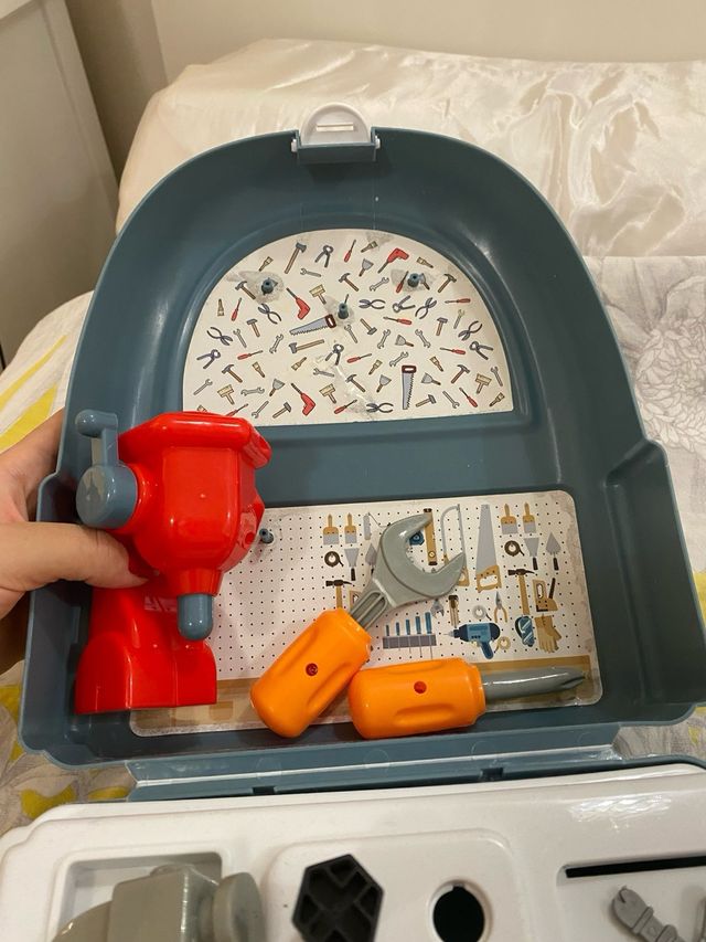 Mochila de herramientas de juguete para niños