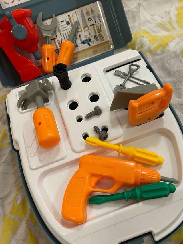 Mochila de herramientas de juguete para niños