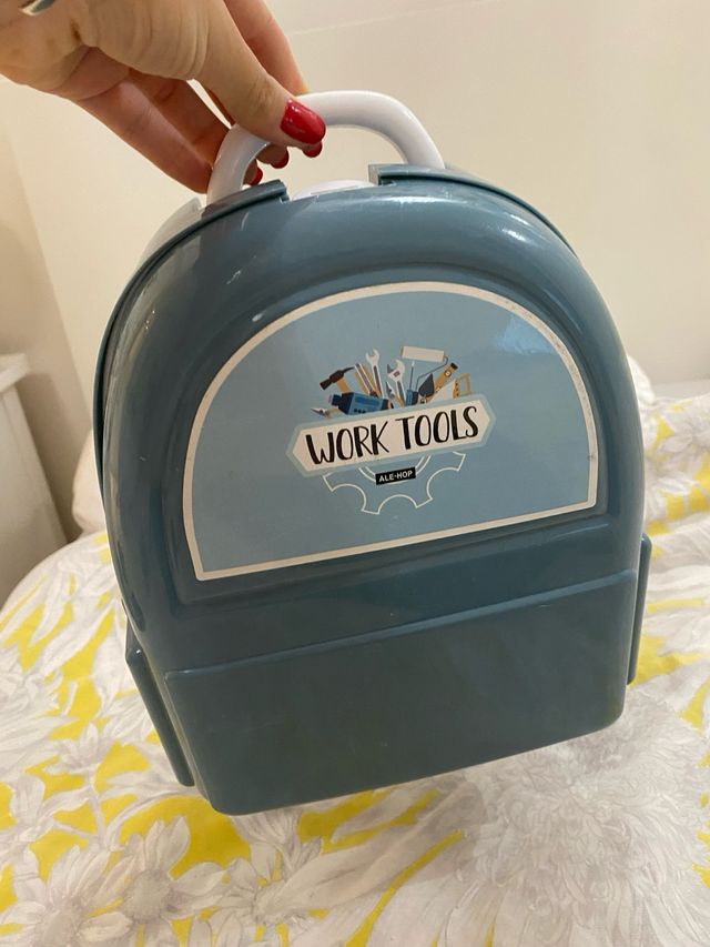 Mochila de herramientas de juguete para niños