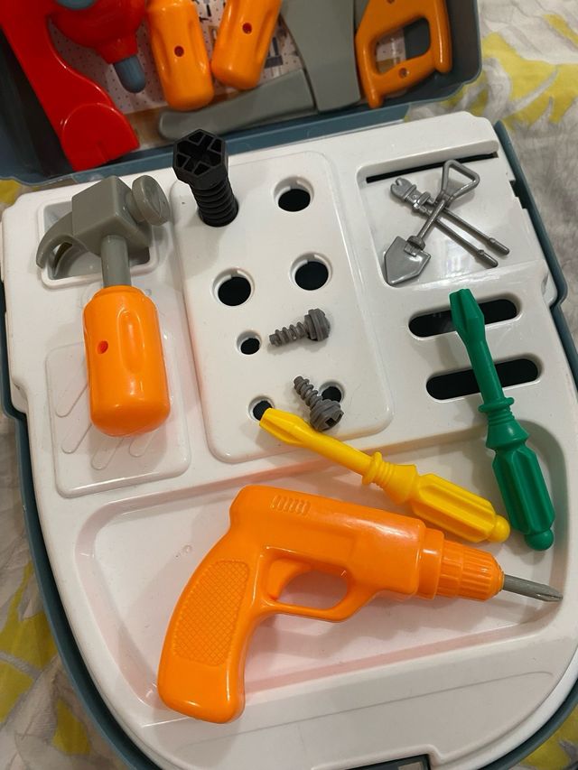 Mochila de herramientas de juguete para niños