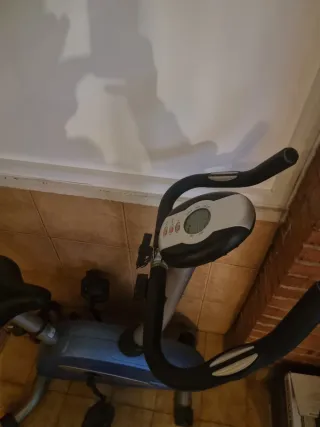 Bicicleta Estática Azul