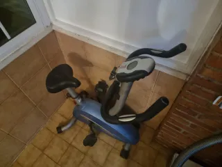 Bicicleta Estática Azul