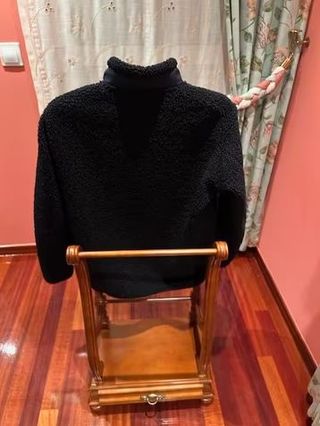Chaqueta Polar Uniqlo Negro Máximo Abrigo
