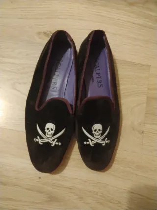 Zapatos Scalpers Talla 38 Calavera Pirata