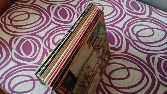 Lote 25 vinilos música variada