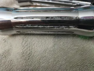 Puños Moto Cromados