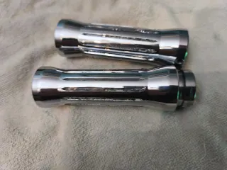 Puños Moto Cromados