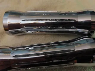 Puños Moto Cromados