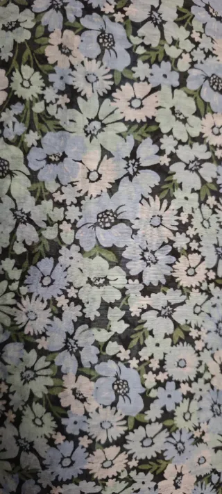 Camisa floral manga larga