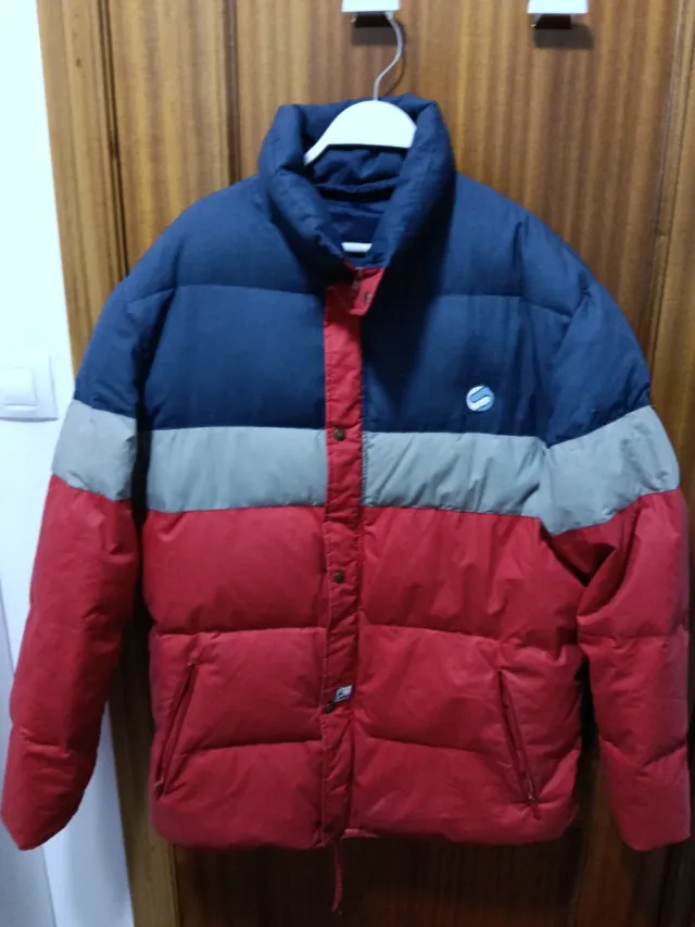 Chaqueta de plumas acolchada XL, Italiana