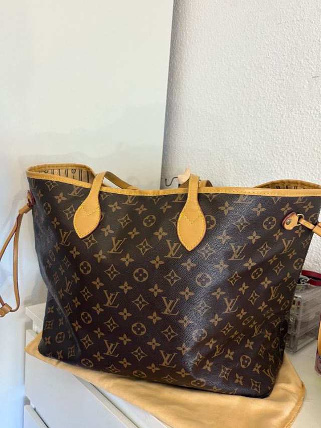 Bolso Louis Vuitton Beige y Marrón