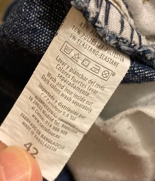 Pantalones vaqueros azules talla 42