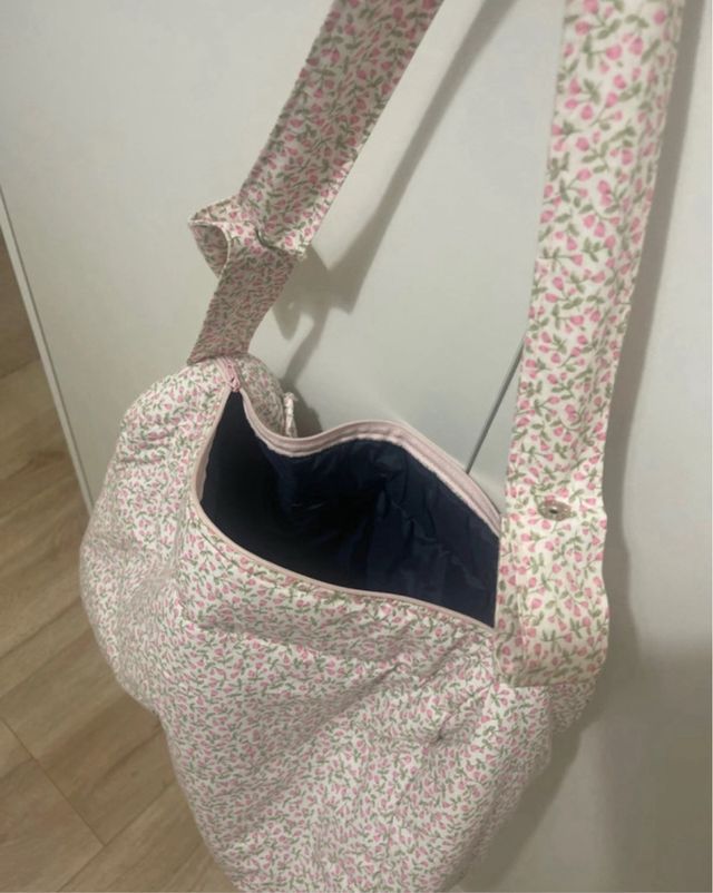 Bolso para carro estampado floral