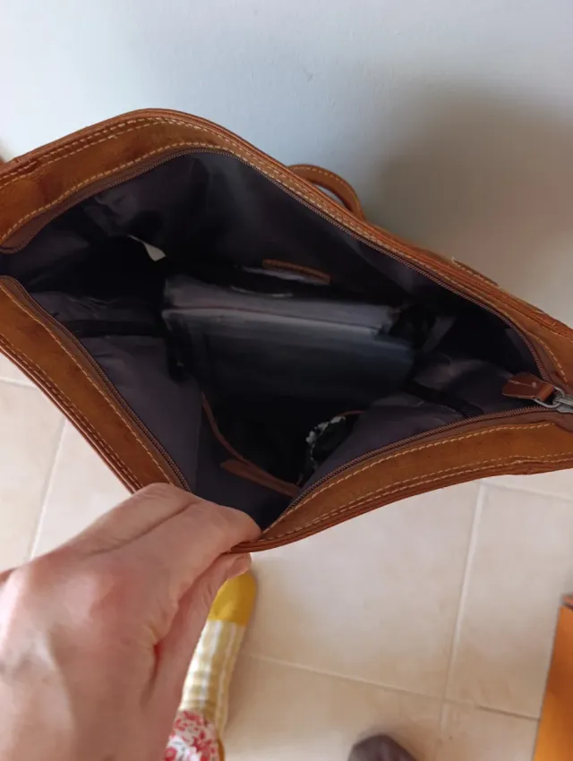 Gusti Cuero Mochila Piel Marrón Vintage