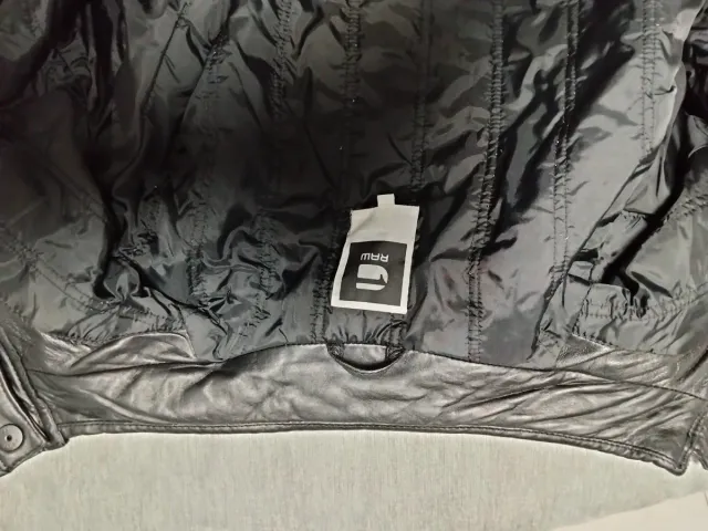 Cazadora Piel G-Star RAW Negra