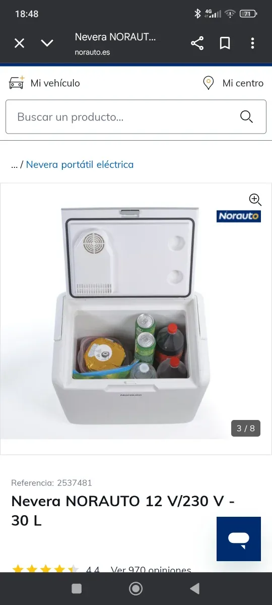 Nevera Portátil 12V