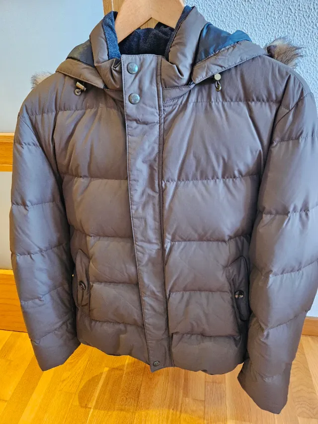 Plumífero Massimo Dutti Marrón Hombre