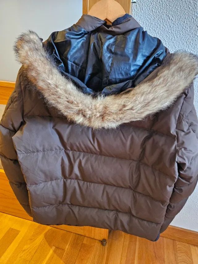 Plumífero Massimo Dutti Marrón Hombre