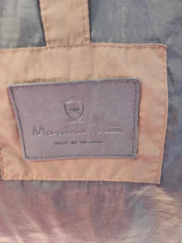 Plumífero Massimo Dutti Marrón Hombre