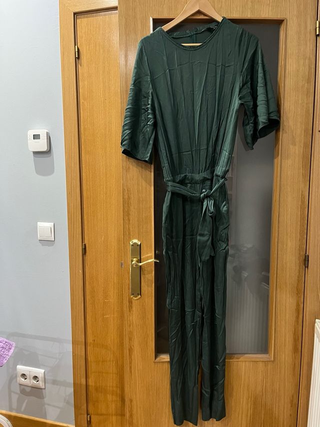 Mono pantalón verde talla S