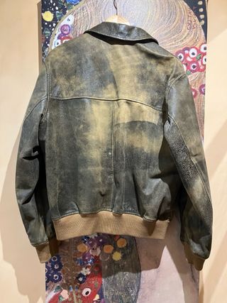 Cazadora piloto Sominemi Talla L piel bomber