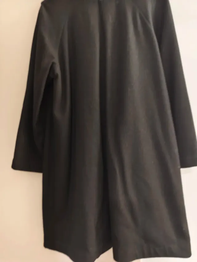 Abrigo paño H&M negro