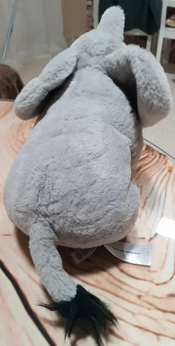 Peluche Elefante Disney Gris Suave
