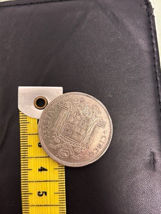 Moneda 5 Pesetas Franco 1949