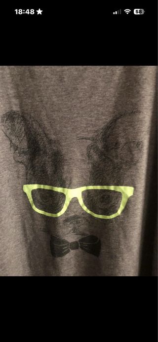 Camiseta Kiabi Gris Talla 58