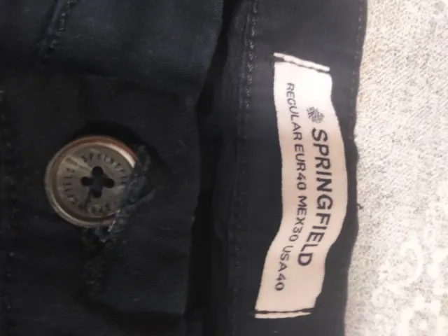 Pantalón Springfield Negro Talla M