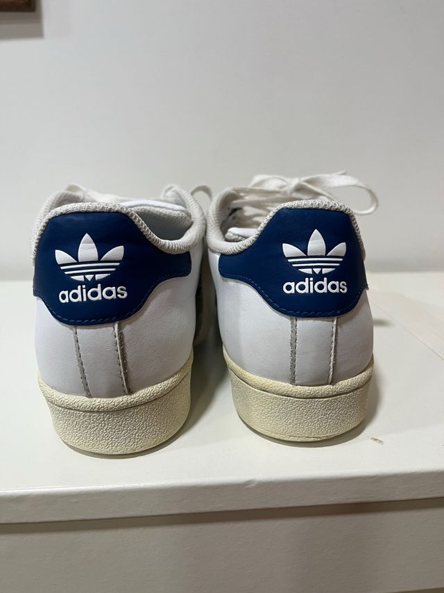 Adidas Superstar 38 2/3 listas azuis