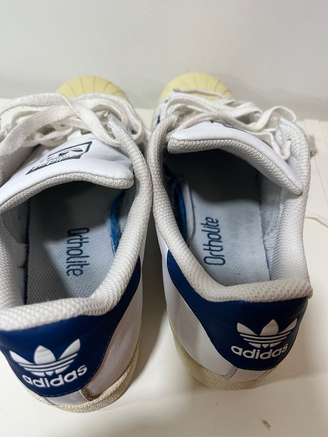 Adidas Superstar 38 2/3 listas azuis