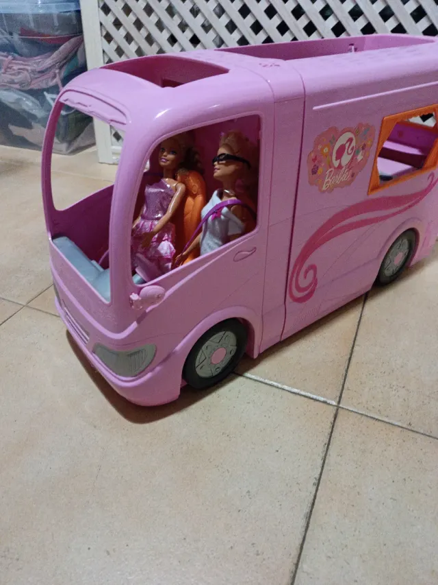 Caravana Barbie Rosa